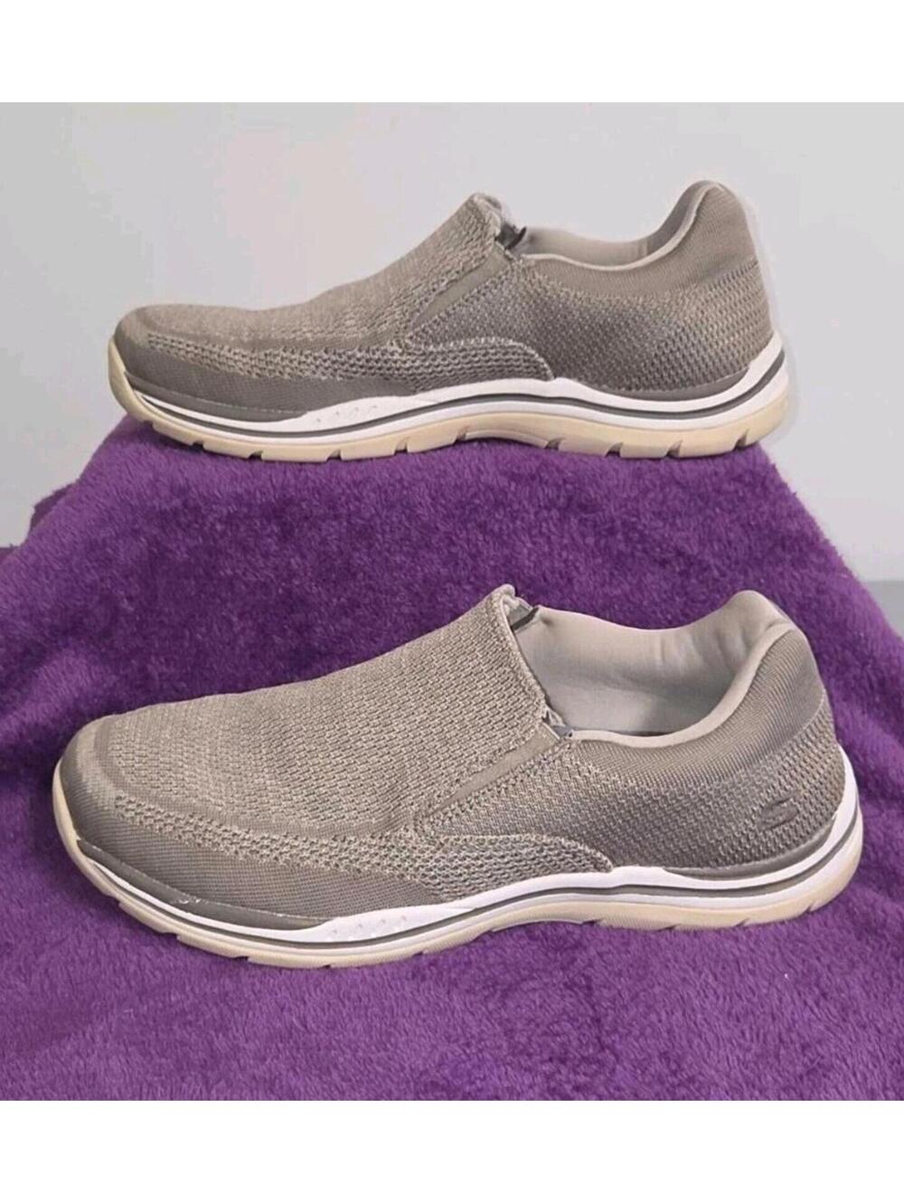 Skechers Slip On Shoes Men's 11 Relaxed Fit Expected Gomel Comfort Taupe